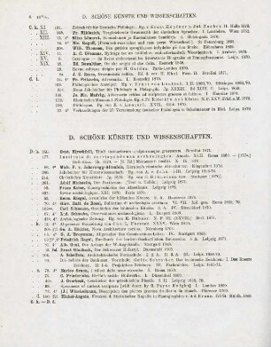 8-10 Schöne Künste und Wissenschaften