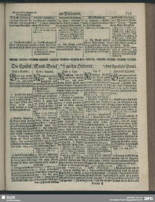 Die Epistel (Send-Brief) an die Hebreer