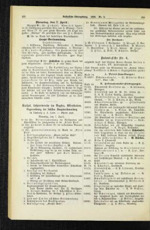 Kathol. Lehrerverein im Regbez. Wiesbaden : Tagesordnung der sechsten Hauptversammlung in Limburg a. d. Lahn, Ostern 1896