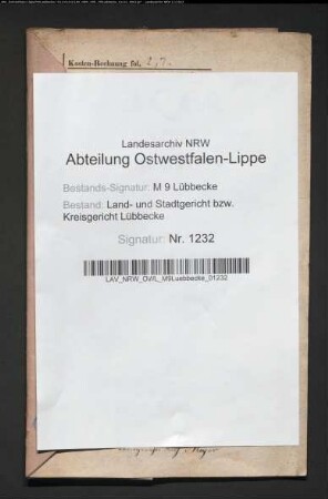 Erblasser: Schäfer, Dorothee Wilhelmine Louise, geb. Kottenbrink: