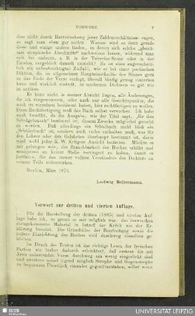 Vorwort zur dritten und vierten Auflage
