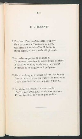 Il "rancho"
