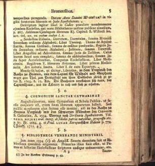 §. 4. 4. Coenobium Sanctae Catharinae