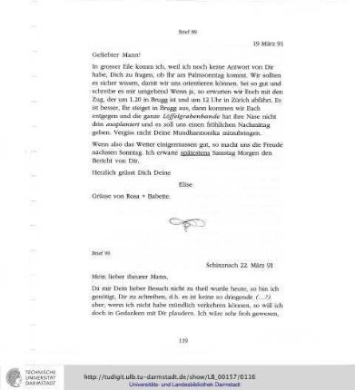 Brief 90, 22.03.1891