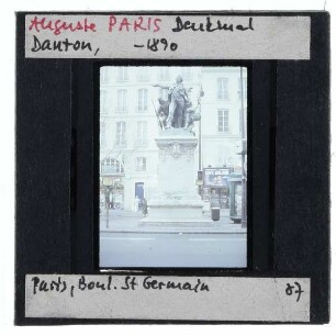 Paris, Paris, Denkmal für Danton