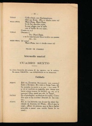 Cuadro sexto