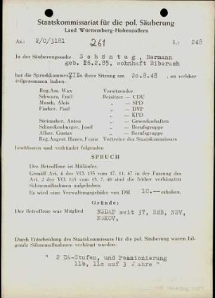 Schöntag, Hermann