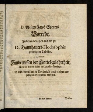 1009-1079, Vorbericht.