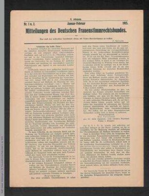 Mitteilungen des Deutschen Frauenstimmrechtsbundes (2.1915, 1-10)