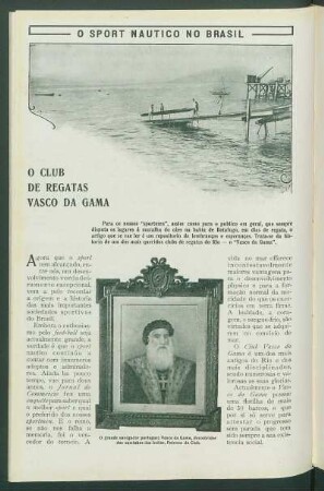 O sport náutico no Brasil : O club de regatas Vasco da Gama