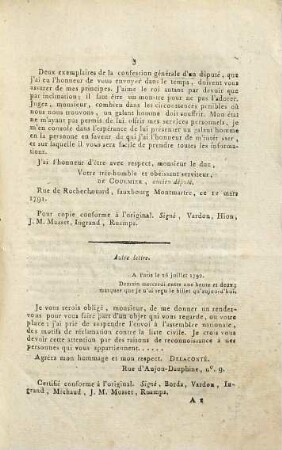 Neuvième Recueil De Pièces Trouvées Chez M. Delaporte, Intendant De La Liste Civile, Dont les originaux sont déposés au comité de Surveillance, 1