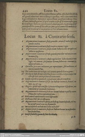 Locus 82. à Contrario sensu