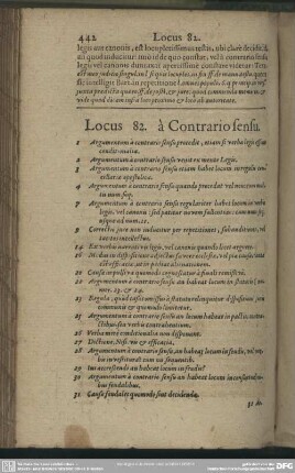 Locus 82. à Contrario sensu