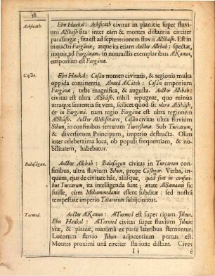 Chorasmiae Et Mawaralnahrae, Hoc Est Regionum extra fluvium Oxum, Descriptio