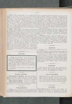 Sterbetafel : [Jos. Schwenniger] ; [Nekrolog]