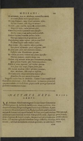 Mattaeus Heuslerus.