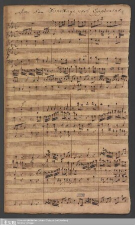 Ms. Ff. Mus. 1510 - Am 5ten Sonntage nach Epiphanias