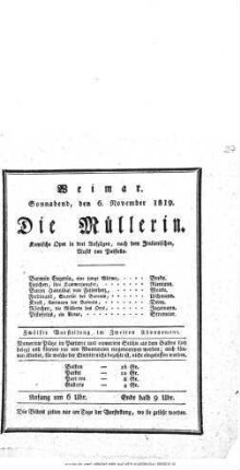 Die Müllerin