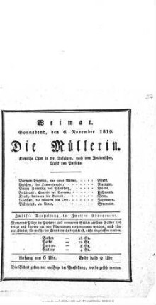 Die Müllerin