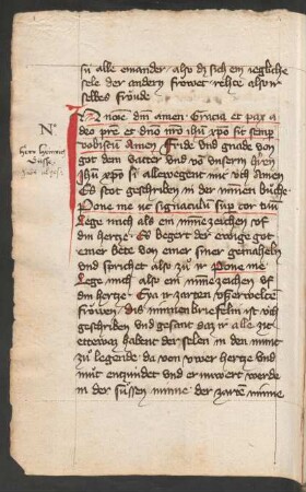 Großes Briefbuch (Auszug)