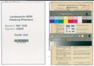 Entnazifizierung Karl Gurski , geb. 13.12.1900 (Bergmann)