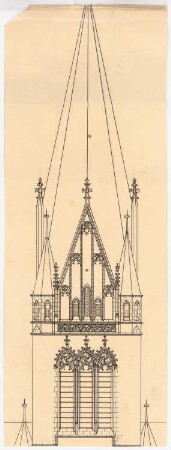 Unzugeordnete Kirchen-Projekte (Skizzen): Kirchturm