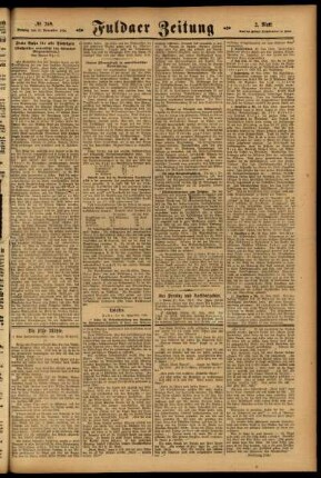 Zweite Ausgabe vom Dienstag, den 21. November 1916.