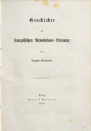 Geschichte der französischen Revolutions-Literatur