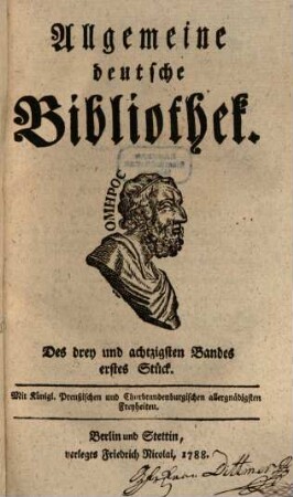 Allgemeine deutsche Bibliothek. 83. 1788