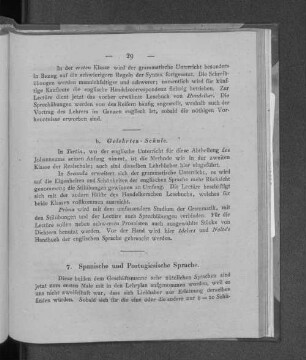 7. Spanische und Portugiesische Sprache.