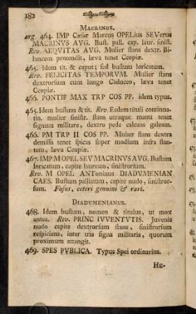 182-193, Macrinus. - Macrianus Filius.