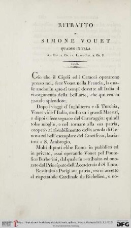 Ritratto di Simone Vouet