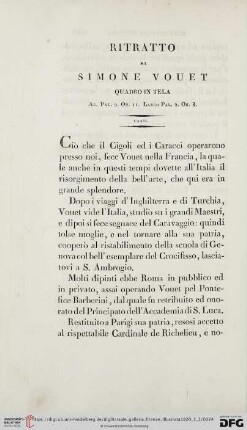 Ritratto di Simone Vouet