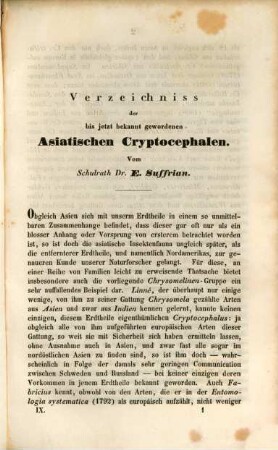 Linnaea entomologica : Zeitschrift. 9. 1854