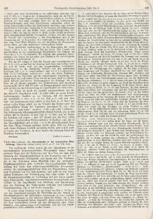 427-433 [Rezension] Tödt, Heinz Eduard, Der Menschensohn in der synoptischen Überlieferung