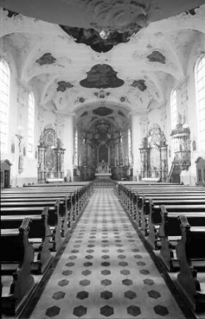Herbolzheim: Gesamtansicht innen; Stadtkirche