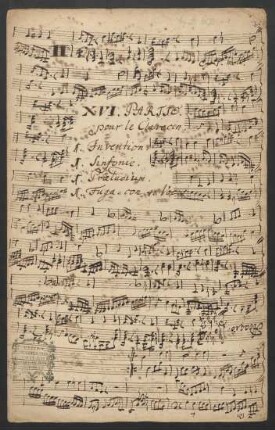 Inventionen; cemb; f-Moll; BWV 780