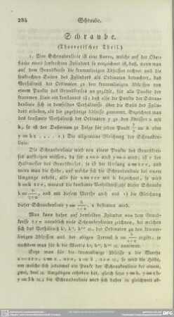 Schraube (Theoretischer Theil)