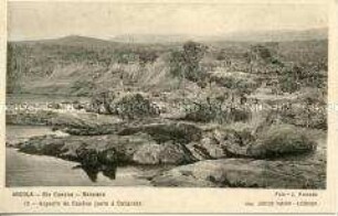 Ansicht eines Katarakts im Fluss Kunene