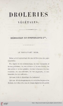 Le boulevart noir