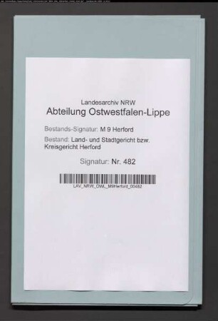 Erblasser: Cramer, Ernestine Catharine, geb. Gansmann: