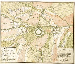 WHK 12 Spanischer Sukzessionskrieg 1701-1713 bis zum Frieden von Rastatt: Karte der Belagerung von Geldern, 1703