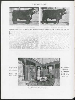 Campeones y ganadores de premios especiales en la exposición de 1927