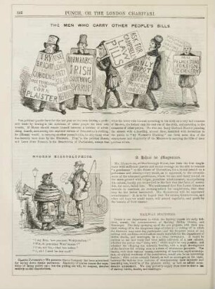 The men who carry other people's bills; Modern hieroglyphics