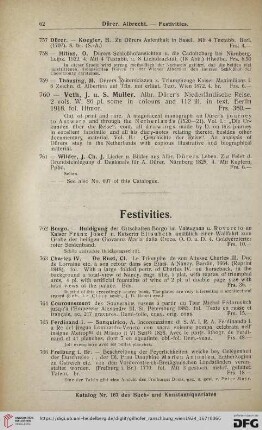 Festivities (Nr. 762 - 778)