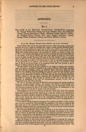 Report of the Charity Commissioners for England and Wales : for the year .., 5. 1858