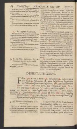 Digest. Lib. XXXVI.