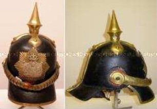 Helm für Mannschaften, Infanterie-Bataillon, M. 1857, Fürstentümer Reuß
