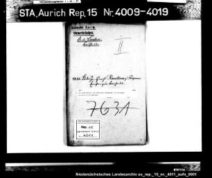Der dem Bäcker Jan Hinrichs Reemtsma in Freepsum gestattete Kramhandel