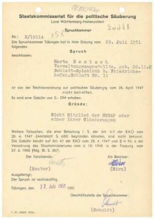 Benisch, Herta